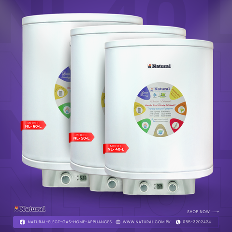 Natural Semi Instant Electric Water Heater NE-40 L