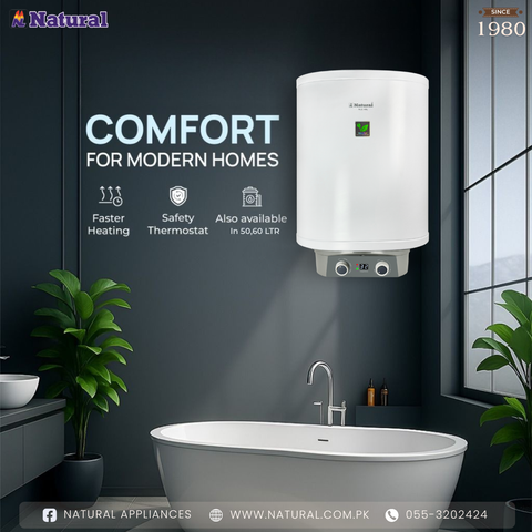 Natural Semi Instant Electric Water Heater NE-60 L