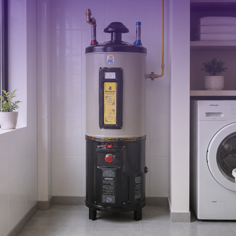 Elect & Gas Water Heater Model NL-35 Gallons